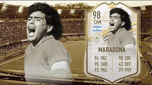 Diego Maradona - sự lựa chọn hoàn hảo khi đá Fifa online 4