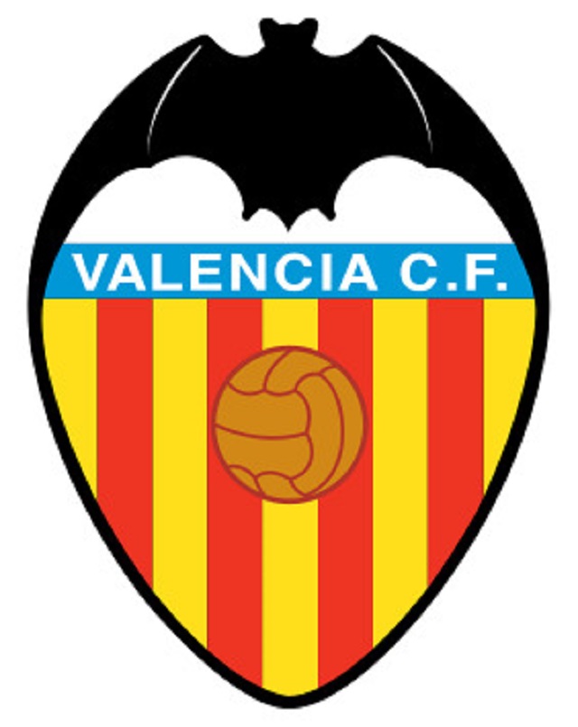 Logo thiết kế của câu lạc bộ bóng đá Valencia