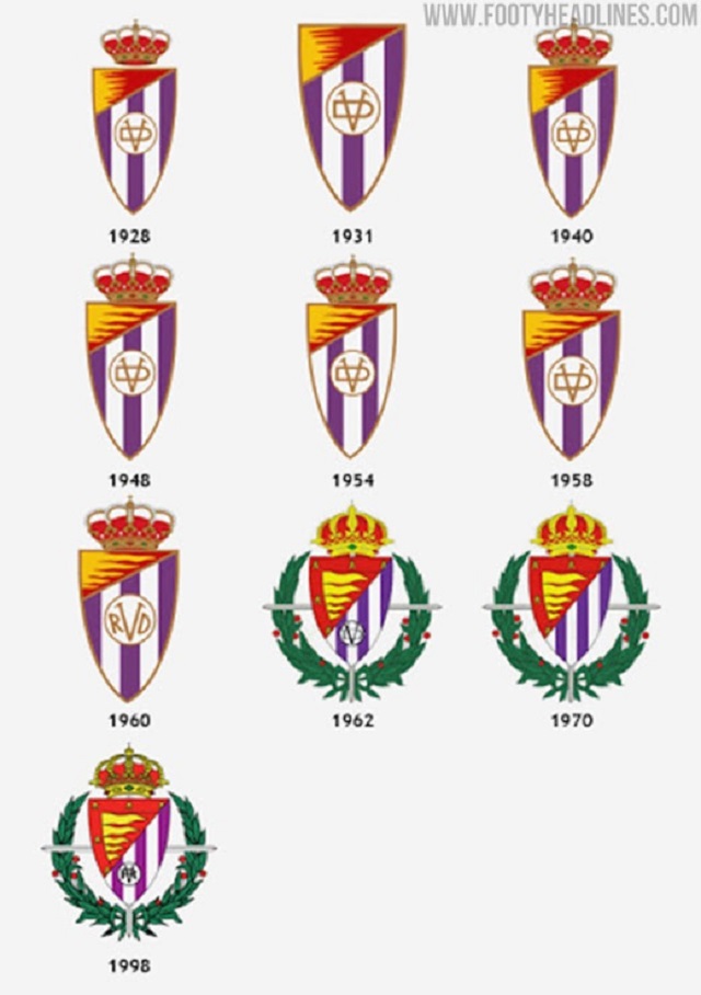 Thiết kế logo của câu lạc bộ bóng đá Valladolid