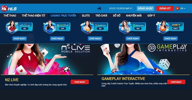 Hl8 – Casino trực tuyến uy tín hàng đầu